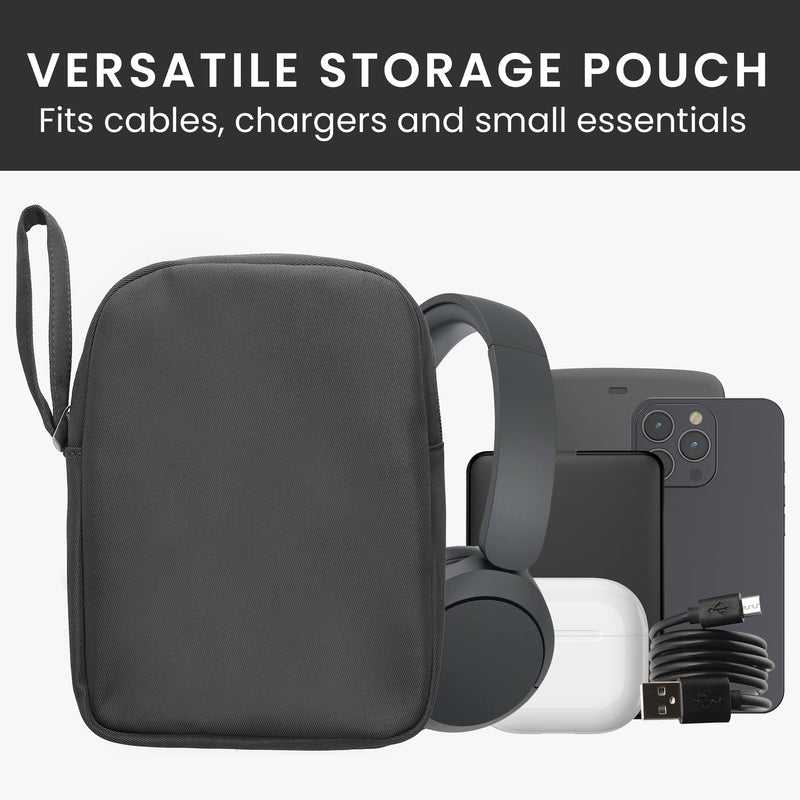 kwmobile Kopfhörer Tasche für Over Ear Headphones kompatibel mit Sony WH-CH520 / WH-CH510 / MDR-ZX110 Case - Kopfhörer Hülle mit Reißverschluss