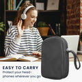 kwmobile Kopfhörer Tasche für Over Ear Headphones kompatibel mit Headset / Overear headphone Case - Kopfhörer Hülle mit Reißverschluss