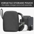 kwmobile Kopfhörer Tasche für Over Ear Headphones kompatibel mit Headset / Overear headphone Case - Kopfhörer Hülle mit Reißverschluss