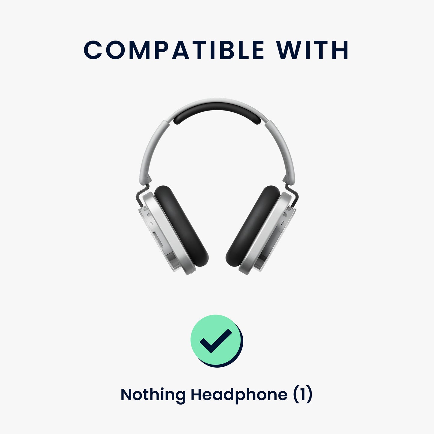 kwmobile 3in1 Kopfhörer Case für Over Ear Headphones kompatibel mit Nothing Headphone (1) Hülle