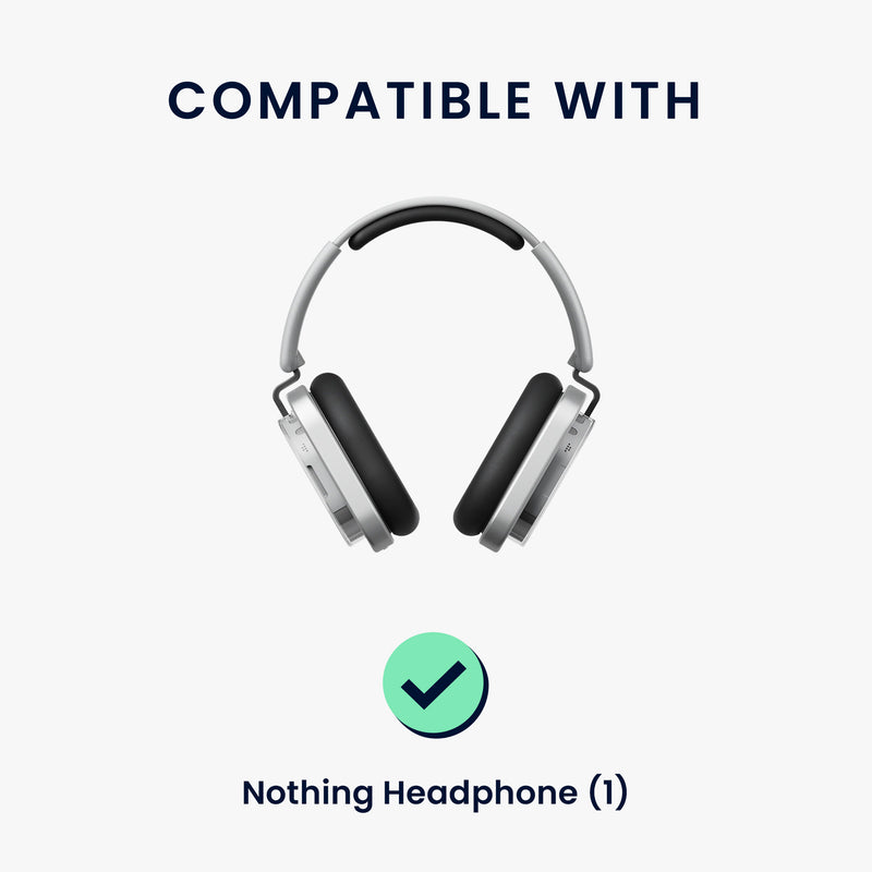 kwmobile 3in1 Kopfhörer Case für Over Ear Headphones kompatibel mit Nothing Headphone (1) Hülle