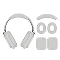 kwmobile 3in1 Kopfhörer Case für Over Ear Headphones kompatibel mit Nothing Headphone (1) Hülle - 360° Silikon Schutzhülle für Ohrhörer - Weiß Weiß  