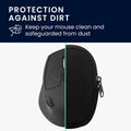 kwmobile Maus Tasche kompatibel mit Logitech M720 TRIATHLON / M705 MARATHON Hülle - Case für Bluetooth Maus aus robustem und Neopren Stoff