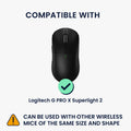 kwmobile Maus Tasche kompatibel mit Logitech G PRO X Superlight 2 Hülle - Case für Bluetooth Maus aus robustem Neopren Stoff