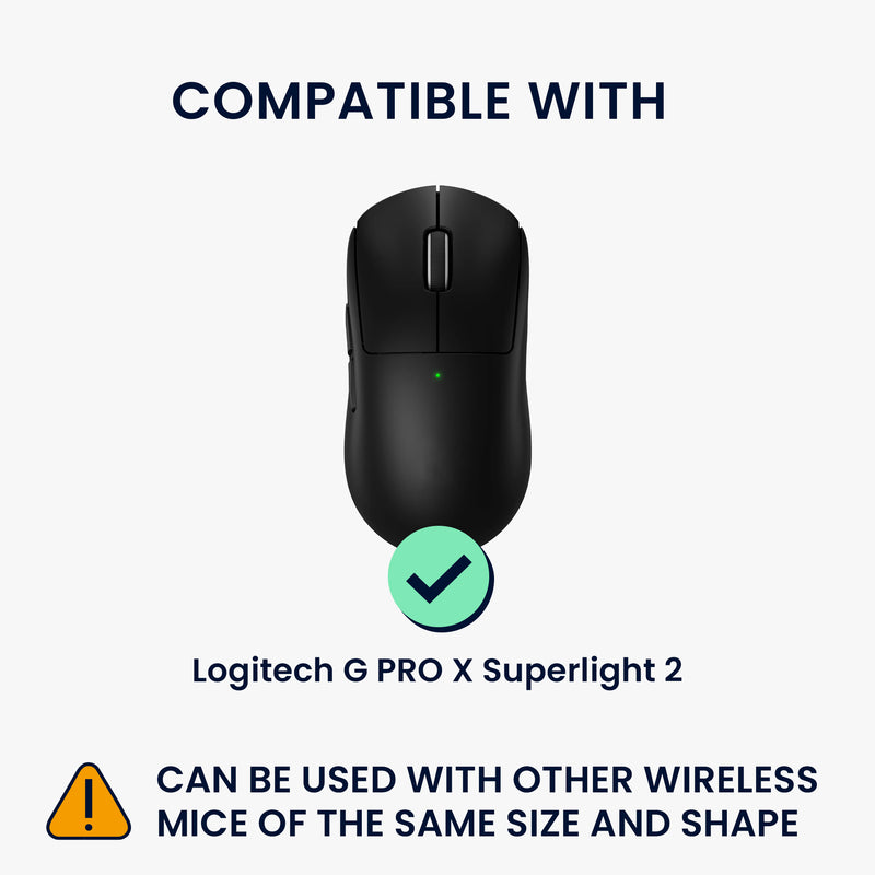 kwmobile Maus Tasche kompatibel mit Logitech G PRO X Superlight 2 Hülle - Case für Bluetooth Maus aus robustem Neopren Stoff