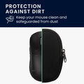 kwmobile Maus Tasche kompatibel mit Logitech G PRO X Superlight 2 Hülle - Case für Bluetooth Maus aus robustem Neopren Stoff