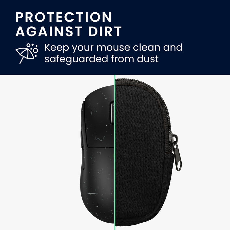 kwmobile Maus Tasche kompatibel mit Logitech G PRO X Superlight 2 Hülle - Case für Bluetooth Maus aus robustem Neopren Stoff