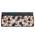 kwmobile Tastaturabdeckung Tastatur Hülle für Logitech MK270 Wireless - Abdeckung 46,5 x 16,3 cm Staubschutz - Keyboard Cover - Tastaturschutz Schutzhülle Orange  [dsg01]