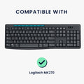 kwmobile Tastaturabdeckung Tastatur Hülle für Logitech MK270 Wireless Staubschutz Keyboard Cover Tastaturschutz Schutzhülle