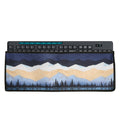 kwmobile Tastaturabdeckung Tastatur Hülle für Logitech MK270 Wireless - Abdeckung 46,5 x 16,3 cm Staubschutz - Keyboard Cover - Tastaturschutz Schutzhülle Weiß  [dsg02]