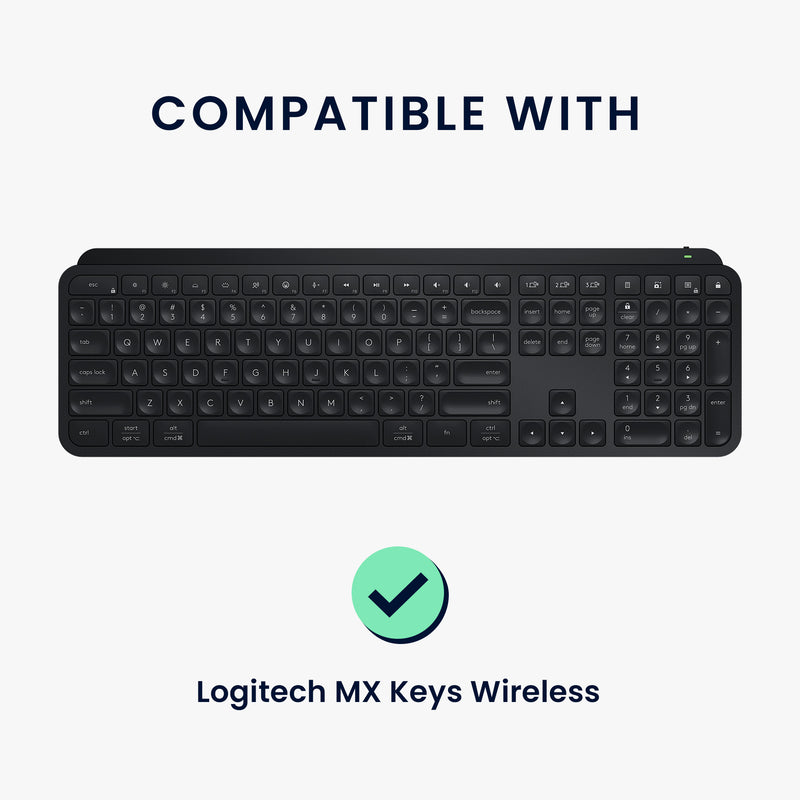 kwmobile Tastaturabdeckung Tastatur Hülle für Logitech MX Keys Wireless Staubschutz Keyboard Cover Tastaturschutz Schutzhülle