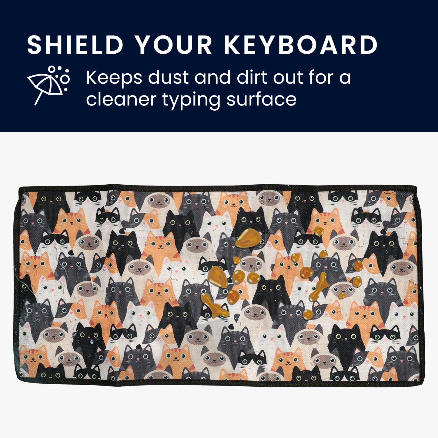 kwmobile Tastaturabdeckung Tastatur Hülle für Universal Keyboard - Abdeckung 52 x 24,5 cm Staubschutz - Keyboard Cover - Tastaturschutz Schutzhülle