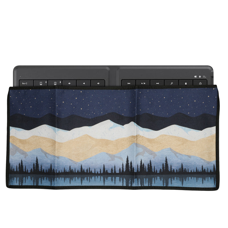 kwmobile Tastaturabdeckung Tastatur Hülle für Universal Keyboard (L) - Abdeckung 52 x 24,5 cm Staubschutz - Keyboard Cover - Tastaturschutz Schutzhülle Weiß  [dsg02]