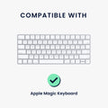 kwmobile Tastaturabdeckung Tastatur Hülle für Apple Magic Keyboard Staubschutz Keyboard Cover Tastaturschutz Schutzhülle