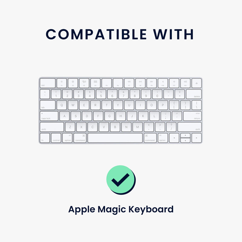 kwmobile Tastaturabdeckung Tastatur Hülle für Apple Magic Keyboard Staubschutz Keyboard Cover Tastaturschutz Schutzhülle