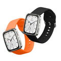 kwmobile Uhrenarmband für Garmin 20mm Amazfit Active 2 Square / Amazfit Active 2 Armband Fitnesstracker Band Set Ersatzarmband Smartwatch