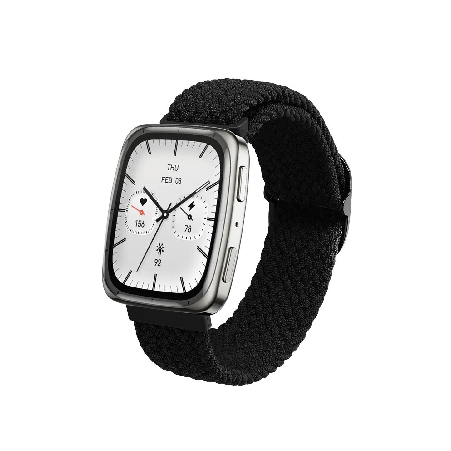 kwmobile Armband kompatibel mit Garmin 20mm Amazfit Active 2 Sqaure / Amazfit Active 2 Fitnesstracker Sportarmband Band