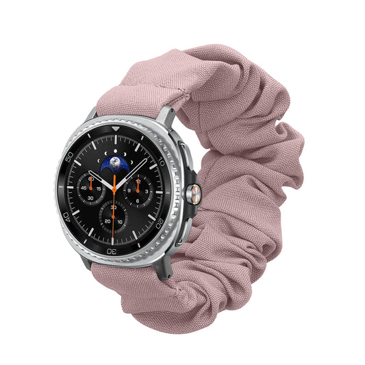 kwmobile Ersatz Armband kompatibel mit Samsung Galaxy Watch 8 Galaxy / Galaxy Watch 8 Classic 46mm - Smartwatch Scrunchie Haargummi Design Lavendel - Innenmaße 14 - 19 cm Lavendel  