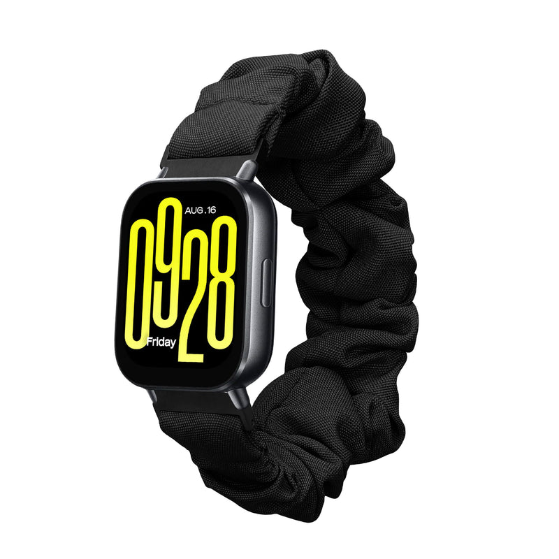 kwmobile Ersatz Armband kompatibel mit Xiaomi Redmi Watch 5 Active / Watch 5 Lite Smartwatch Scrunchie Haargummi Design Innenmaße 14 - 19 cm