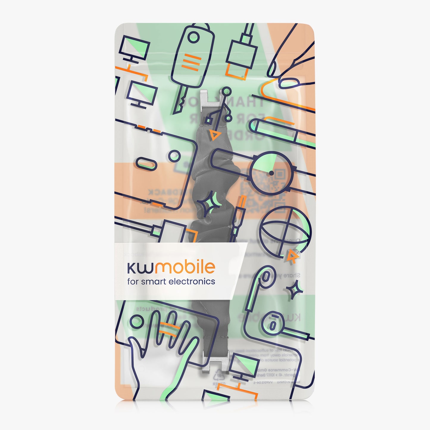 kwmobile Ersatz Armband kompatibel mit Garmin Lily Sport