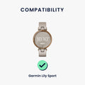 kwmobile Ersatz Armband kompatibel mit Garmin Lily Sport