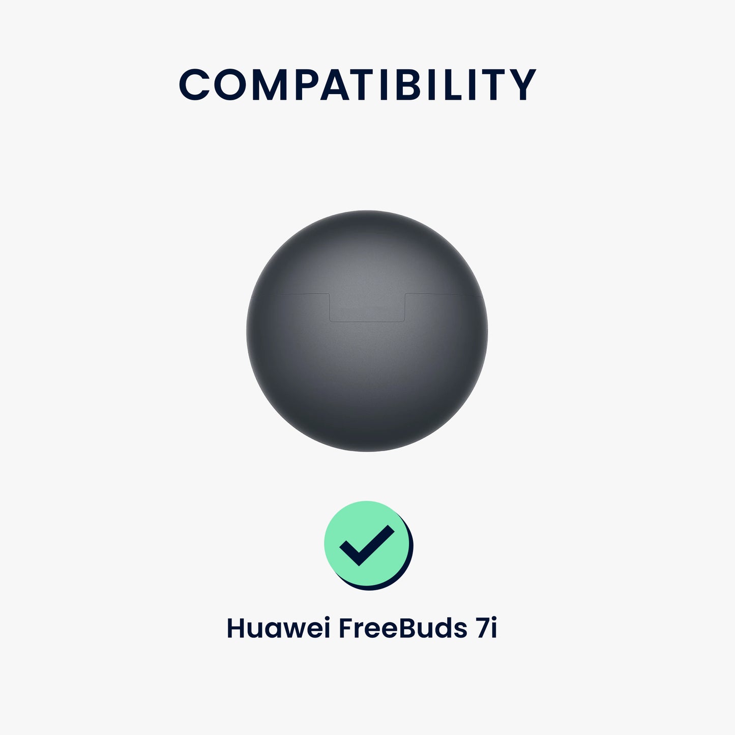 kwmobile Hülle kompatibel mit Huawei FreeBuds 7i Kopfhörer