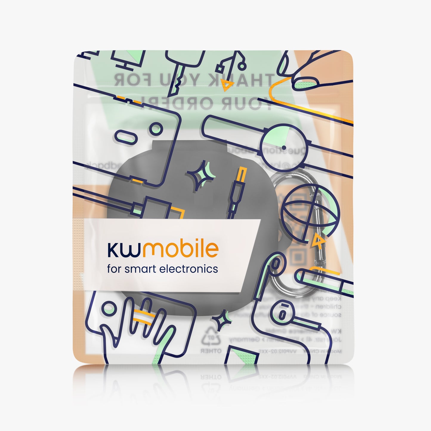 kwmobile Hülle kompatibel mit Shokz OpenFit 2+ T921 Kopfhörer