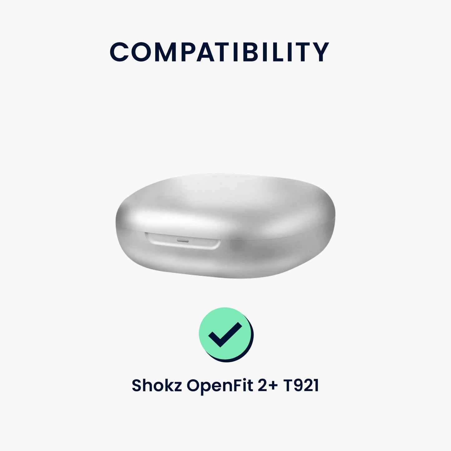 kwmobile Hülle kompatibel mit Shokz OpenFit 2+ T921 Kopfhörer