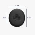 kwmobile Ohr Polster für Jabra Engage 50 II / Engage 40 WIRD Ohrpolster Ersatz Kopfhörer Ersatzteile Over Ear Headphones