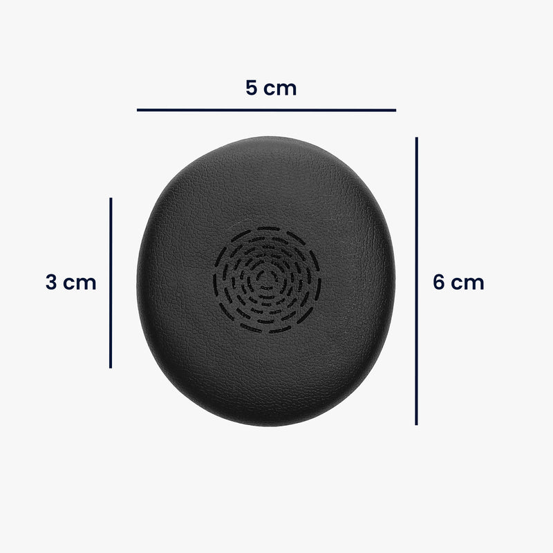 kwmobile Ohr Polster für Jabra Engage 50 II / Engage 40 WIRD Ohrpolster Ersatz Kopfhörer Ersatzteile Over Ear Headphones