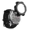 kwmobile Glas Hülle für Amazfit T-Rex3 Pro 48mm Schutzhülle Fullbody Fitnesstracker Case Set