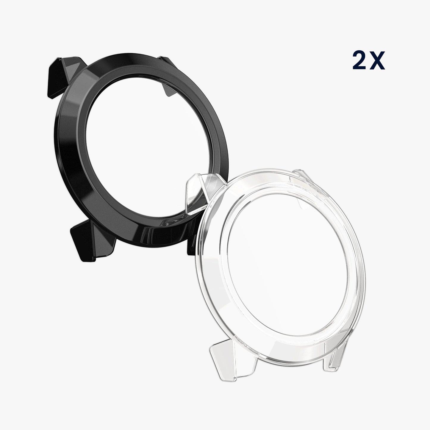 kwmobile Glas Hülle für COROS NOMAD Schutzhülle Fullbody Fitnesstracker Case Set