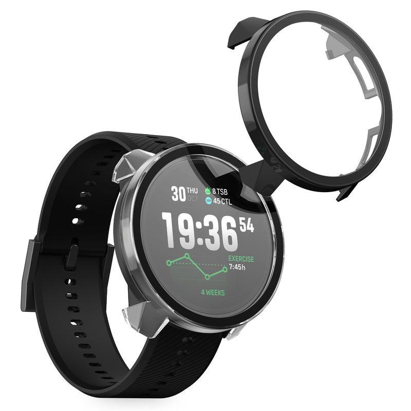 kwmobile Glas Hülle für Suunto RACE 2 Schutzhülle Fullbody Fitnesstracker Case Set