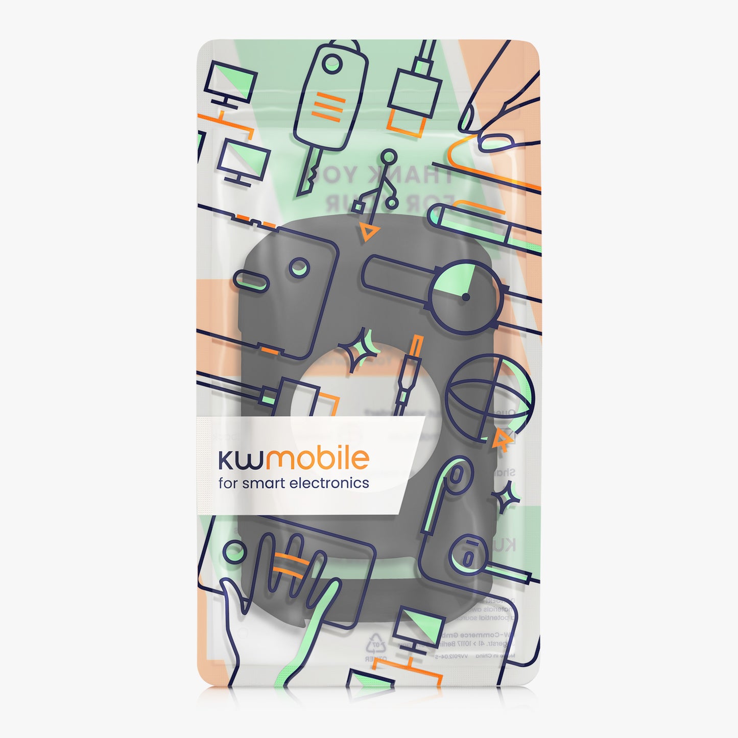 kwmobile Hülle kompatibel mit Garmin Edge 850 / 550 GPS Fahrrad Case Schutzhülle