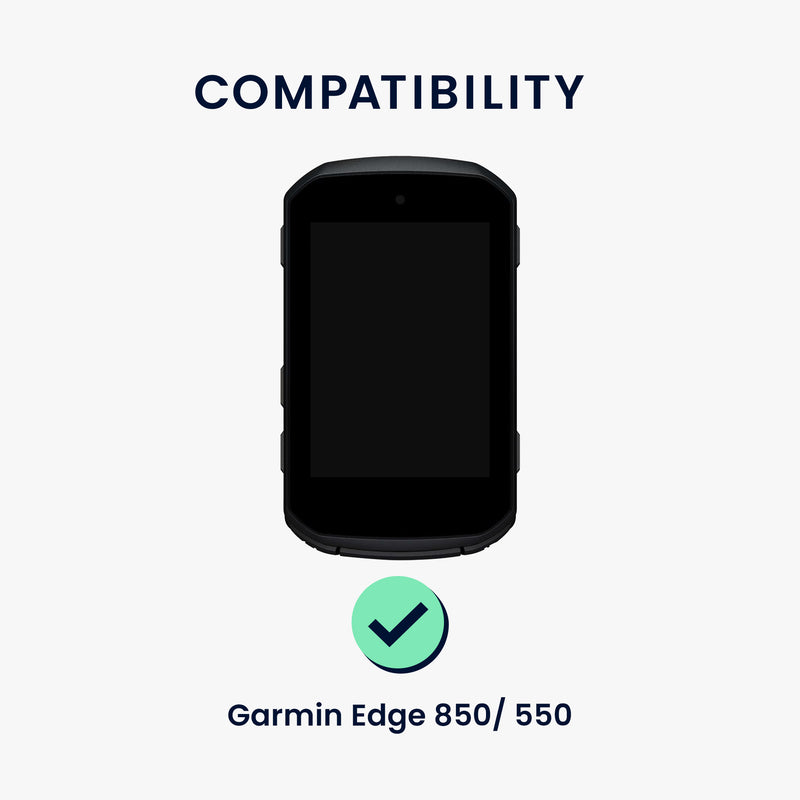 kwmobile Hülle kompatibel mit Garmin Edge 850 / 550 GPS Fahrrad Case Schutzhülle