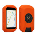 kwmobile Hülle kompatibel mit Garmin Edge 850 / 550 - Silikon GPS Fahrrad Case Schutzhülle Orange  