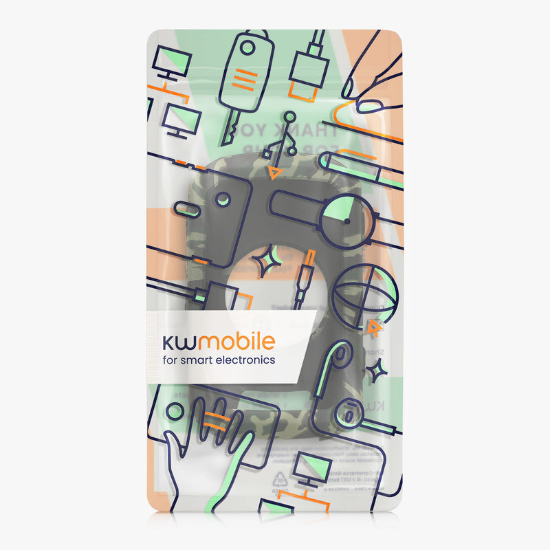 kwmobile Hülle kompatibel mit Garmin Edge 850 / 550 Backcover für Bike GPS Computer Schutzhülle Fahrradcomputer