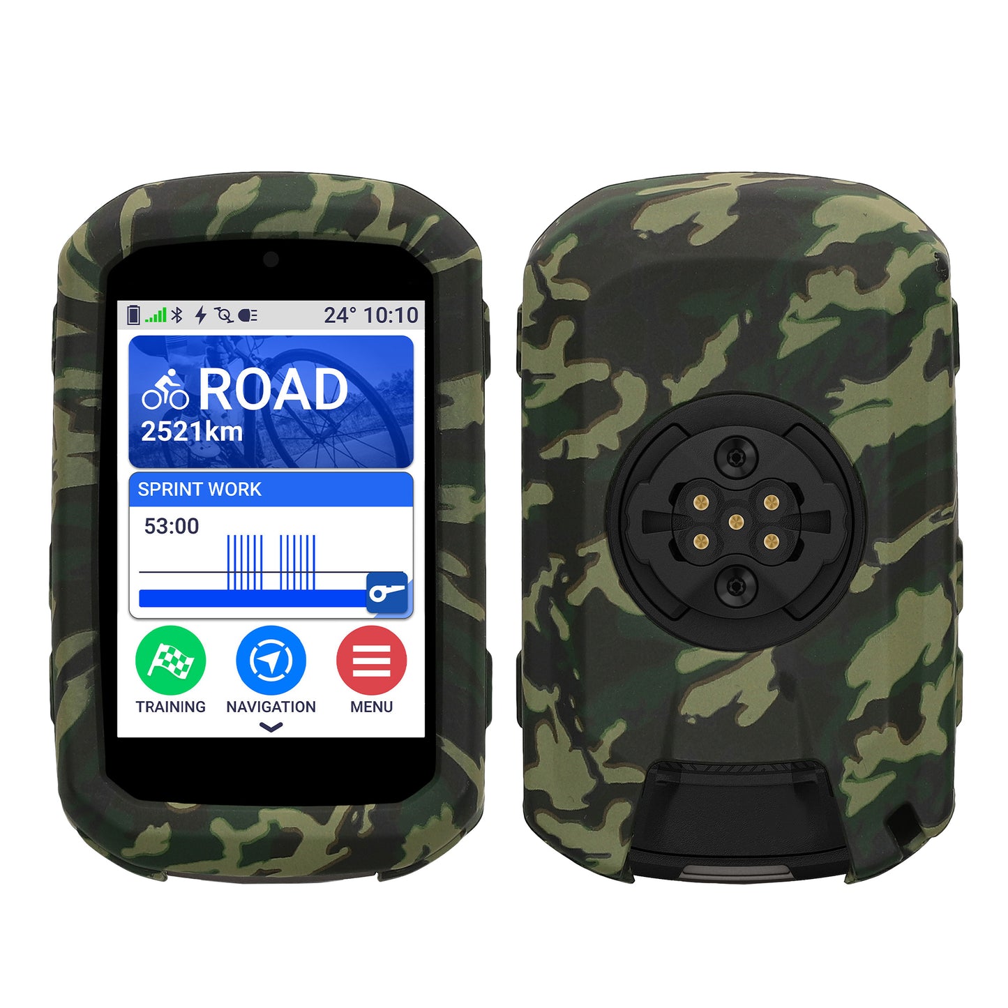 kwmobile Hülle kompatibel mit Garmin Edge 850 / 550 Backcover für Bike GPS Computer Schutzhülle Fahrradcomputer