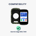 kwmobile Hülle kompatibel mit Garmin Edge 850 / 550 Backcover für Bike GPS Computer Schutzhülle Fahrradcomputer
