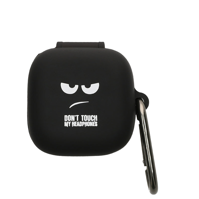 kwmobile Hülle kompatibel mit Sennheiser ACCENTUM True Wireless Hülle - Silikon Kopfhörer Schutzhülle Case Cover Weiß Schwarz Schwarz Weiß  [dsg01]