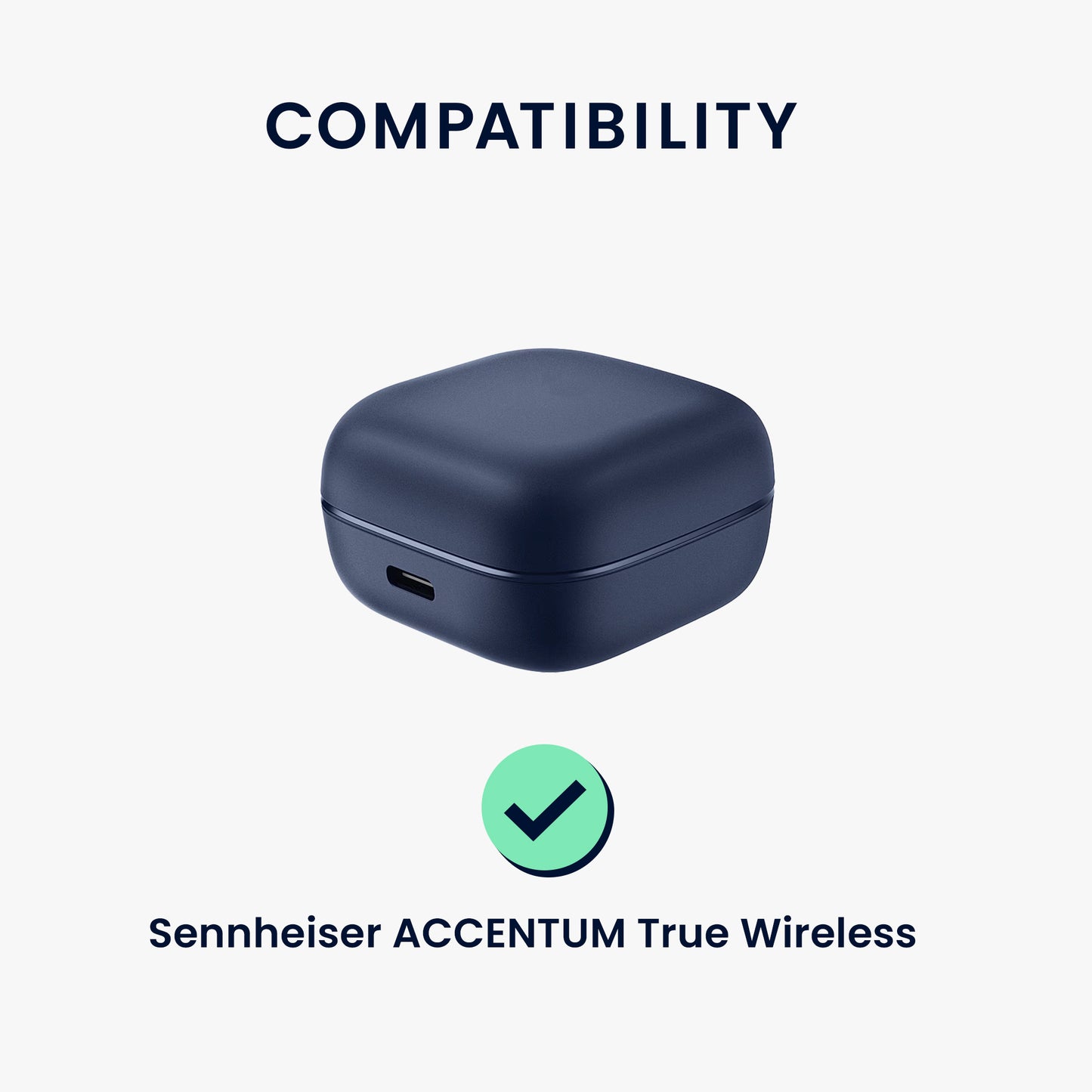 Silikon Hülle für Sennheiser ACCENTUM True Wireless Don't touch my Headphones Design