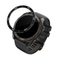 kwmobile Schutzring kompatibel mit Garmin Fenix 8 51mm AMOLED Fitnesstracker - Bezel Ring Lünette in Schwarz Weiß Schwarz  [dsg01]