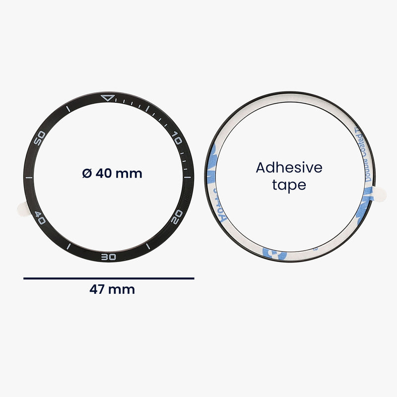 kwmobile Schutzring kompatibel mit Garmin Fenix 8 47mm AMOLED Fitnesstracker