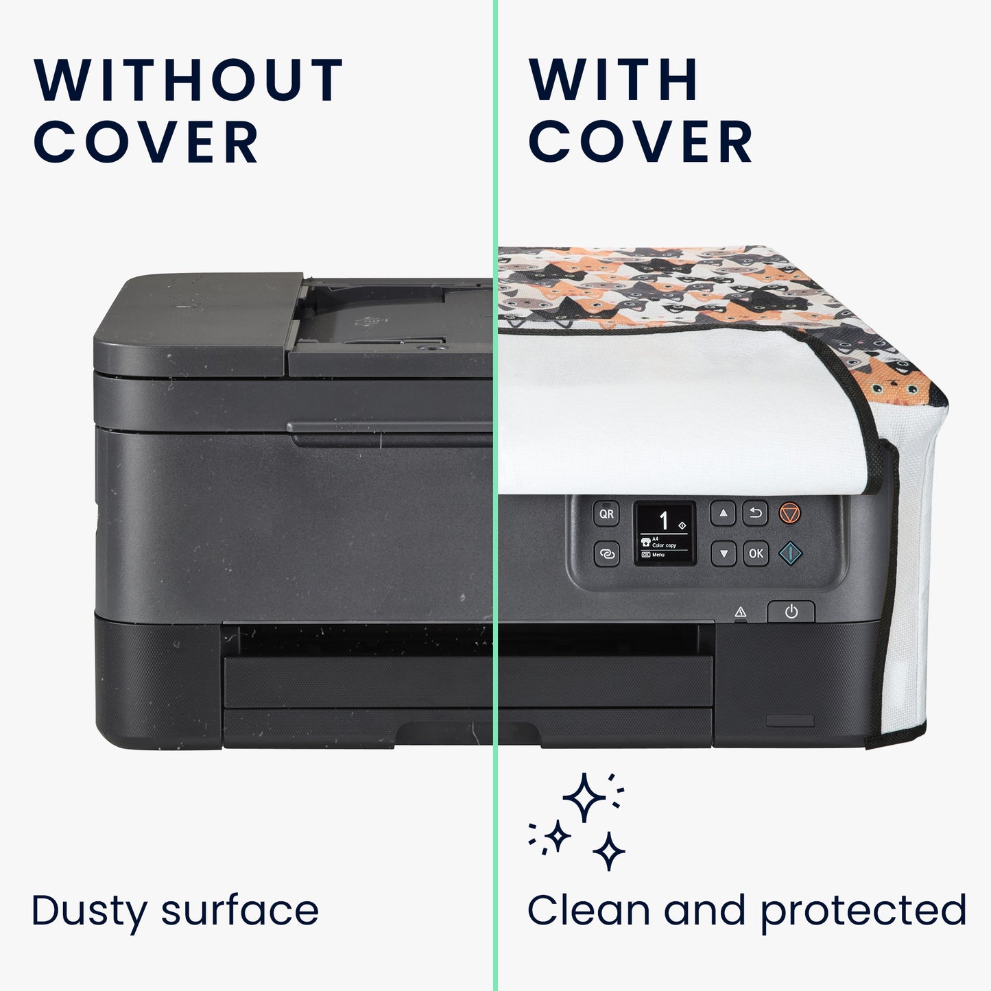 kwmobile Cover kompatibel mit Canon PIXMA TS7450i Hülle Tasche für Drucker Staubschutzhülle Schutzhaube Schutzhülle