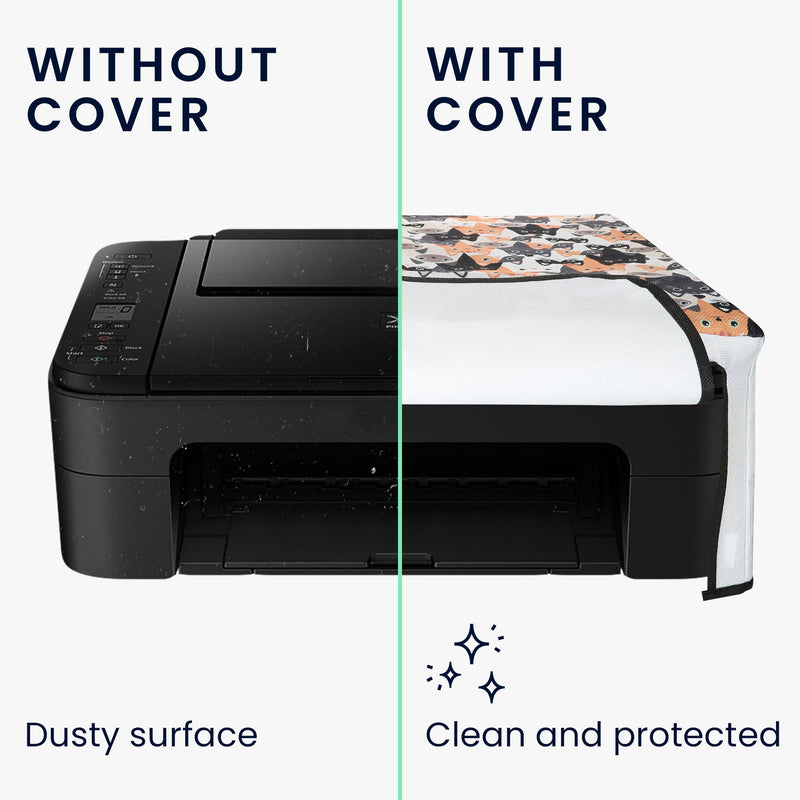 kwmobile Cover kompatibel mit Canon Pixma TS3151 / 3150 Hülle Tasche für Drucker Staubschutzhülle Schutzhaube Schutzhülle