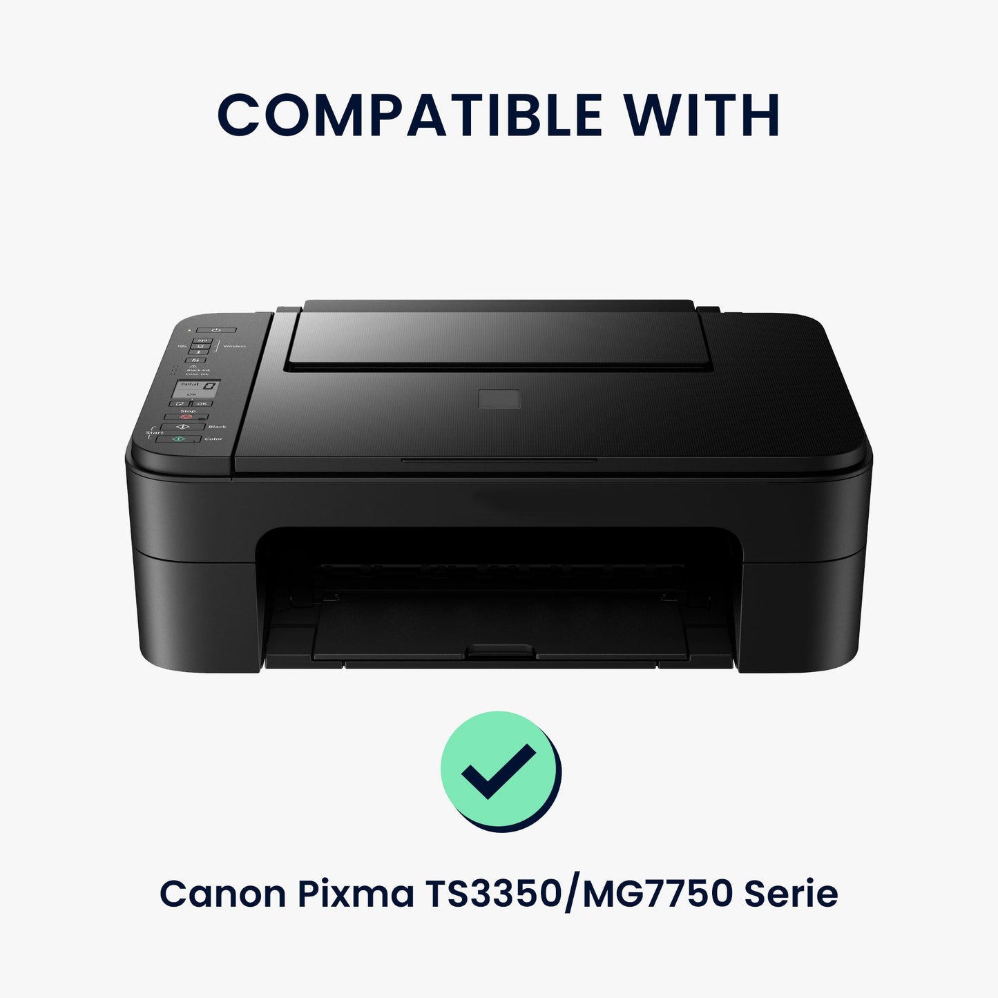 kwmobile Cover kompatibel mit Canon Pixma TS3350 / MG7750 Serie Hülle - Tasche für Drucker - Staubschutzhülle Schutzhaube Schutzhülle
