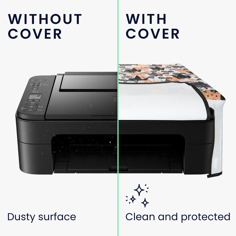 kwmobile Cover kompatibel mit Canon Pixma TS3350 / MG7750 Serie Hülle - Tasche für Drucker - Staubschutzhülle Schutzhaube Schutzhülle