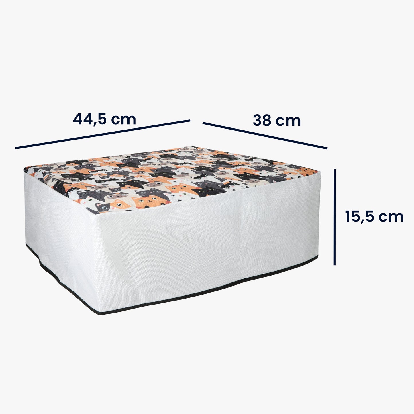 kwmobile Cover kompatibel mit Canon Pixma TS3350 / MG7750 Serie Hülle - Tasche für Drucker - Staubschutzhülle Schutzhaube Schutzhülle
