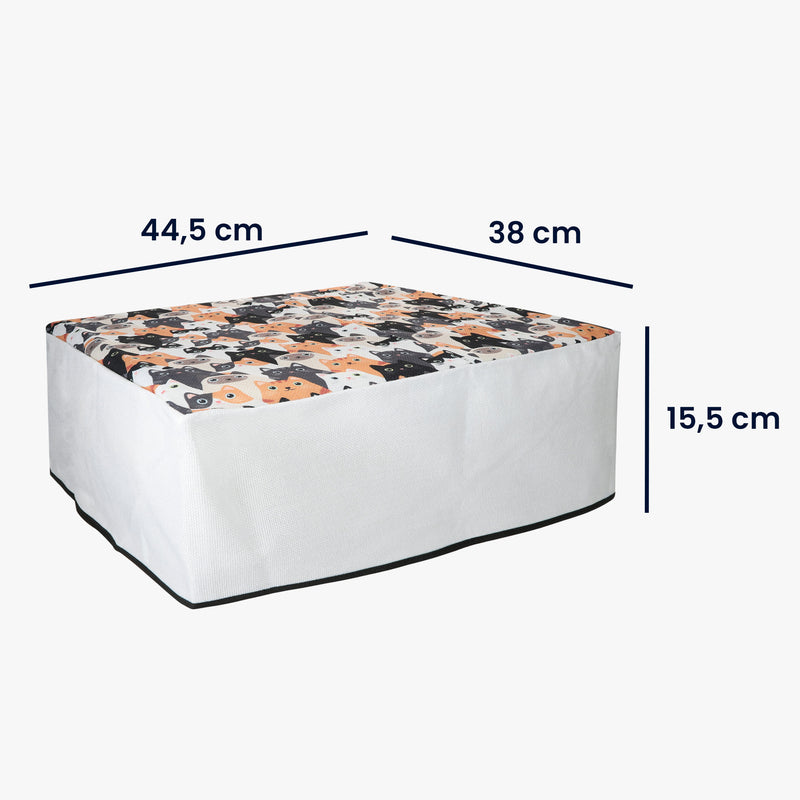 kwmobile Cover kompatibel mit Canon Pixma TS3350 / MG7750 Serie Hülle - Tasche für Drucker - Staubschutzhülle Schutzhaube Schutzhülle
