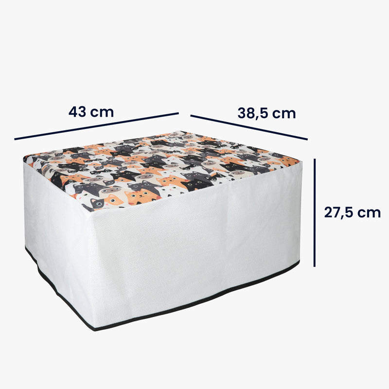 kwmobile Cover kompatibel mit Epson Workforce WF-4820 Hülle Tasche für Drucker Staubschutzhülle Schutzhaube Schutzhülle